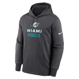 Nike Pánská mikina Miami Dolphins NFL Toss Sweep Therma-FIT Hoodie Velikost: L