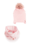 Iltom Set Cap&Snood Snowflake K020 Light Pink