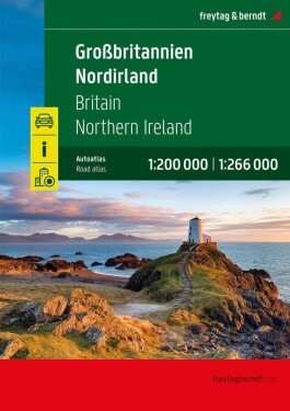 Velká Británie – Severní Irsko 1:200 000 - 1:266 000 / autoatlas