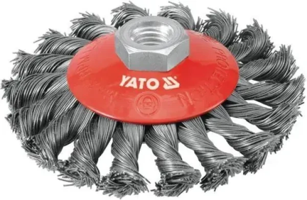 YATO YT-4763 / Kartáč drátěný boční M14 x 100 mm (YT-4763)