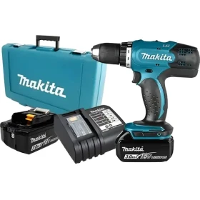 Makita Aku vrtací šroubovák LXT 18V 3,0 Ah / Aku vrtací šroubovák / 2x aku, nabíječka, kufr / moment 42/27 Nm (DDF453SFE)
