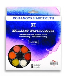 Koh-i-Noor ANILINKY - brilantní vodové barvy 24 barev