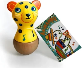 DJECO Chrastítko Jaguár / 5,5 x 4 x 9 cm (DJ06021)