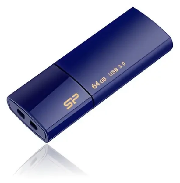 Silicon Power Blaze B05 64GB tmavě modrá / Flash disk / USB 3.0 (SP064GBUF3B05V1D)