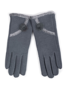 Dámské rukavice model 17957062 Graphite 24 - Yoclub
