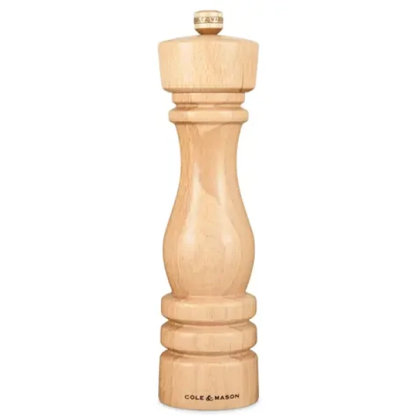 ColeMason London Natural Beech / Mlýnek na sůl / bukové dřevo / výška 22 cm / bez náplně (H233009)