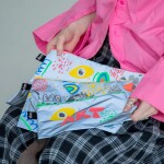 Taštičky na zip 3 ks LOQI CLASSIC ART Reflective