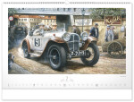 Nástěnný kalendář 2026 NOTIQUE - Oldtimers – Václav Zapadlík, 64 x 42 cm