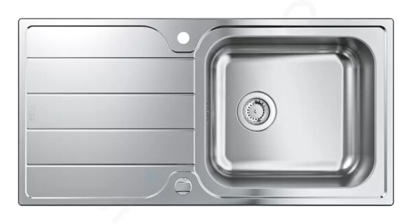 GROHE - Dřezy Dřez K500, 1000x500 mm, kartáčovaná nerez 31563SD1