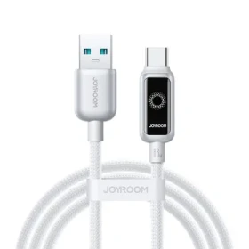 Joyroom S-A55 StarFlight Nabíjecí kabel USB-A (M) - USB-C (M) 66W 1.2m bílá (6956116771096)