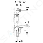 GEBERIT Kombifix pro WC, pro 110.367.00.5