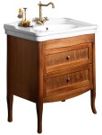 SAPHO - RETRO umyvadlová skříňka buk 73x80x46,5cm, umyvadlo ANTIK 80cm 1654-01