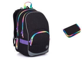 Černý školní batoh Topgal KIMI 25010 SET SMALL