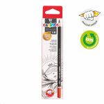 Carioca trojhranná tužka Black, 1/B, krabička, 12 ks