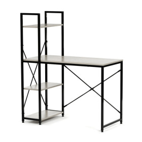 Pracovní stůl 100x48cm, mdf, bělený dub, GD-512 WT