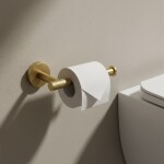 REA - Držák na toaletní papír 5705 Galo Brush Gold REA-88054