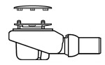 VILLEROY & BOCH - Subway Infinity Kryt odtoku pro sprchovou odpadní soupravu, bílá 92260268