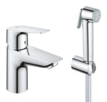 GROHE - BauEdge Umyvadlová baterie s bidetovou sprškou, chrom 23757001