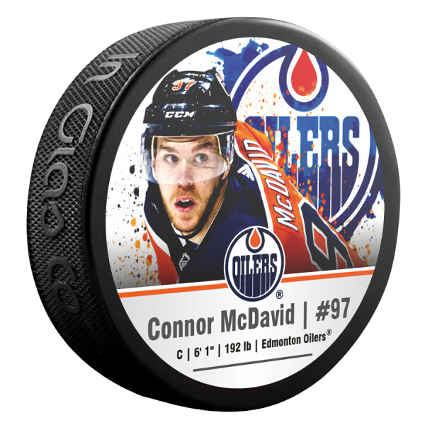 Inglasco / Sherwood Puk Edmonton Oilers Connor McDavid #97 NHLPA