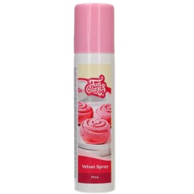FunCakes Sametový sprej Růžový 100 ml