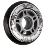 NILS Extreme PU 76x24 Kolečka černé (4ks) (5907695510829)