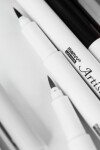 MARVY Artist Brush 1100-3 fix štětcový hrot – barvy vodní báze brush pen na papír lettering kaligrafie rozmývatelný mísitelný acid free netoxický
