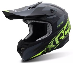 Motokrosová helma na moto Xrc Totter blk/grey/fluo - M / černá
