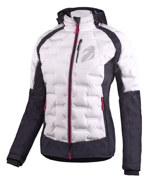 Dámská bunda ETAPE SIERRA ULTRA, bílá/antracit (materiál NanoLoft s tepelnou izolací, velikost XXL)