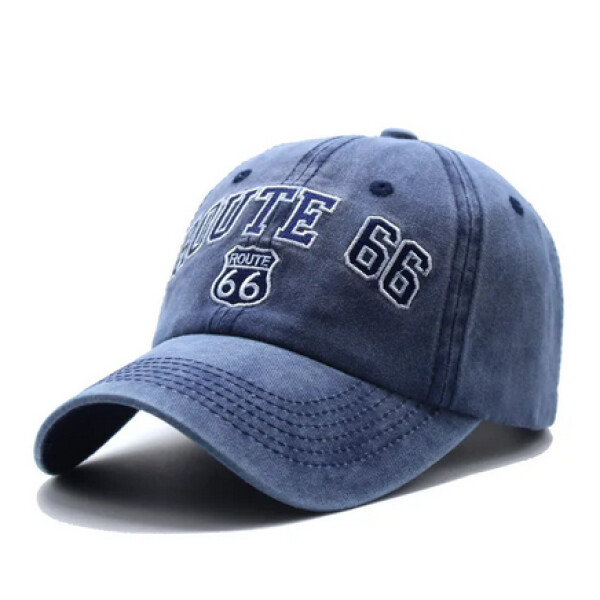 Kšiltovka Route 66 Logo snapback blue