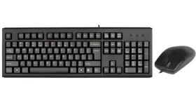A4Tech KM-72620D černá / Set klávesnice a myši / Drátový / USB / QWERTY (A4TKLA43774)
