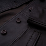 Dámský Kožený Kabát Gabbana Brixton Hnědý Velikost: 3XL