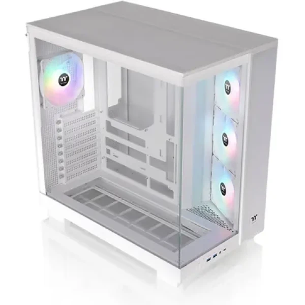 Thermaltake View 380 XL TG ARGB bílá / ATX / 2x USB-A 3.2 / 1x USB-C / 4x120mm / bez zdroje / průhledná bočnice (CA-11E-00M6WN-00)