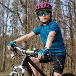 Progress Vento shorts dětské černé cyklistické kraťasy