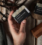 Almara Soap Přírodní mýdlo na vousy a vlasy Shave no More, černá barva