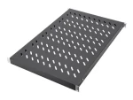 Digitus Pevná police pro rack hl. 1000 mm černá / Police / 1U / 483x700 mm / nosnost 50 kg (DN-97649)