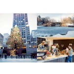 Kniha - New York Christmas, Lisa Nieschlag/Lars Wentrup, zlatá barva, papír