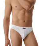 Pánské slipy 3 pack 322 white - Atlantic bílá M