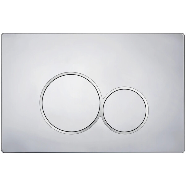 CERANO - Ovládací tlačítko splachování Duo k WC modulu Profi - ABS - chrom CER-8050BD80362