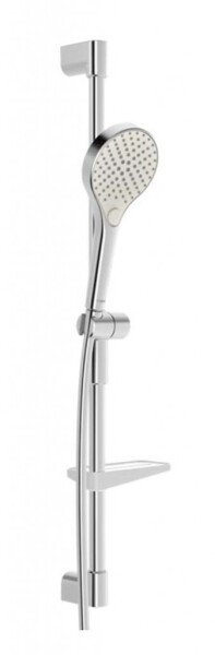 HANSA - Viva Set sprchové hlavice, tyče a hadice, 3 proudy, broušená ocel 4416021080