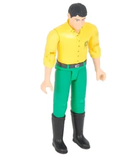 Bruder BWORLD Figurka John Deere žluté triko a zelené kalhoty
