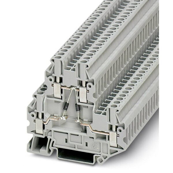 Phoenix Contact 3046689 řadová svorka pro konstrukční prvky 5.2 mm šroubovací šedá 50 ks