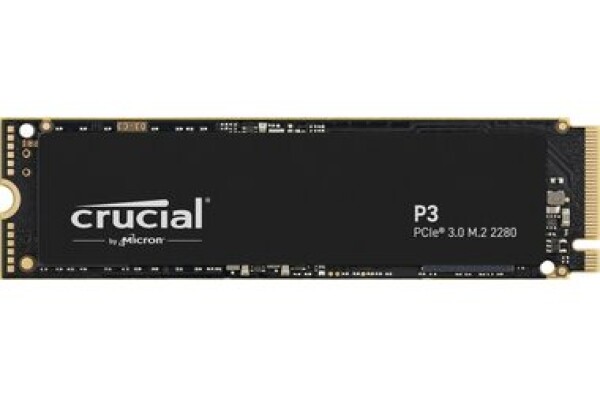 Crucial P3 4TB / M.2 SSD 2280 / PCIe 3.0 / 3D NAND / R:3500MBs / W:3000MBs / 5y (CT4000P3SSD8)