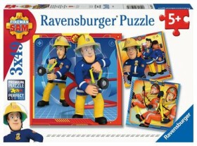 Ravensburger Požárník Sam: Do akce! 3 x 49 dílků
