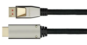 Python DisplayPort - HDMI černý / Propojovací kabel / DP 1.4 - HDMI 2.0 / 3 m / 4K 60Hz (GC-M0218)
