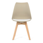 Židle jídelní, cappuccino plast, CT-X7055 CAP
