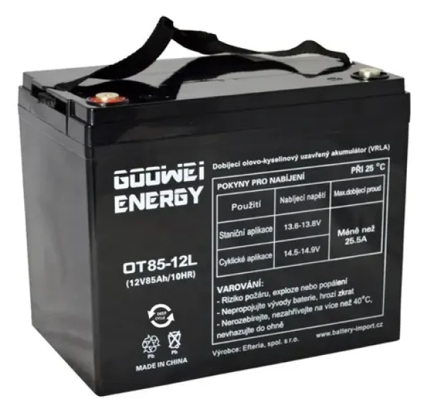 GOOWEI ENERGY Pb záložní akumulátor VRLA GEL 12V/85Ah (OTL85-12)