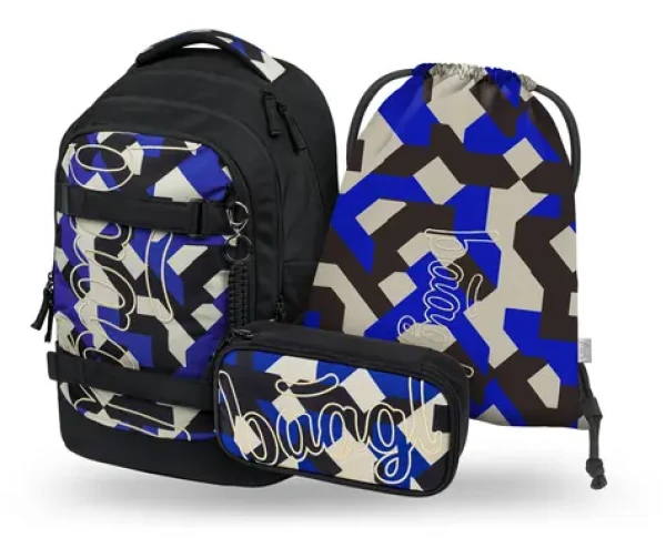 BAAGL SET 3 Skate Max Variety: batoh, penál, sáček GRS (A-36103)