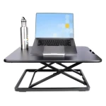 StarTech Polohovací nástavec na stůl / Stolní converter / nosnost 8 kg / 6 výškových poloh / černá (LAPTOP-SIT-STAND)