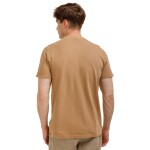 Bushman Pánské bavlněné henley tričko Gutu II, camel L