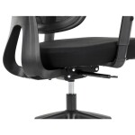 Kancelářská židle, synchronní mechanismus, černá síťovina, KA-Y358 BK